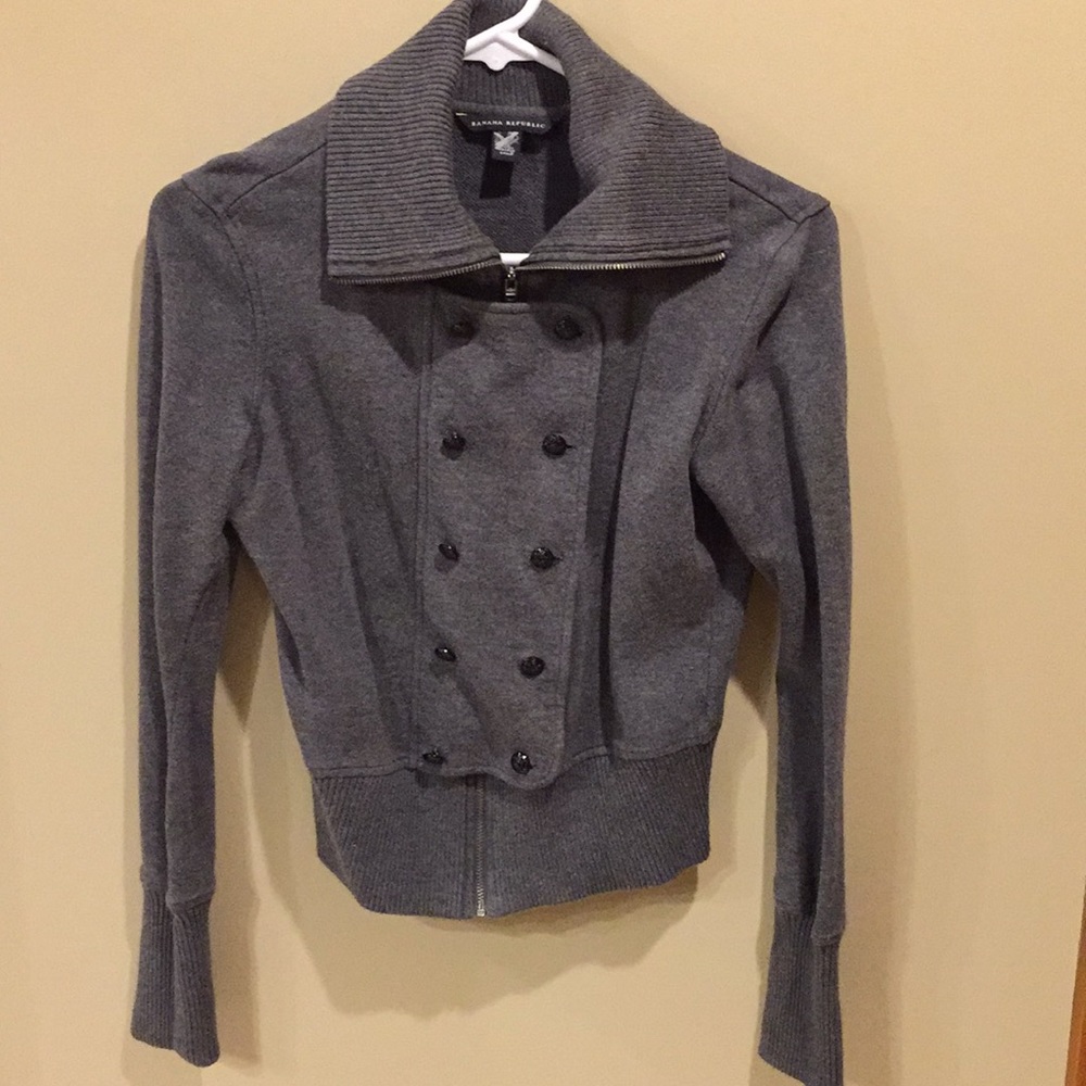 Banana Republic Grey Jacket. Size S Anne Jacket